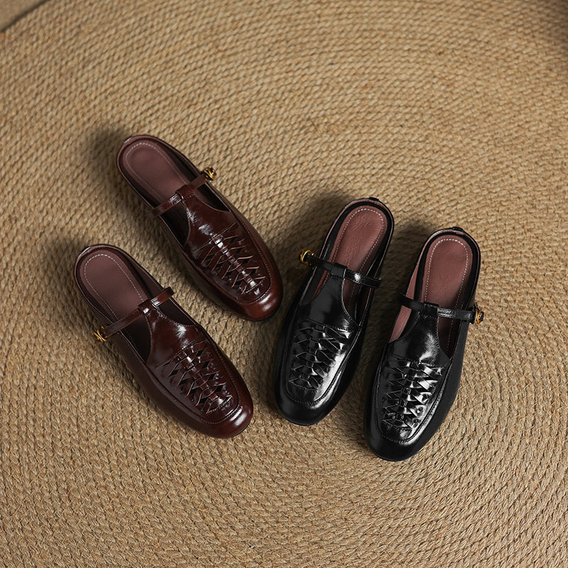 Riza | Mules Entrelazadas con Correa