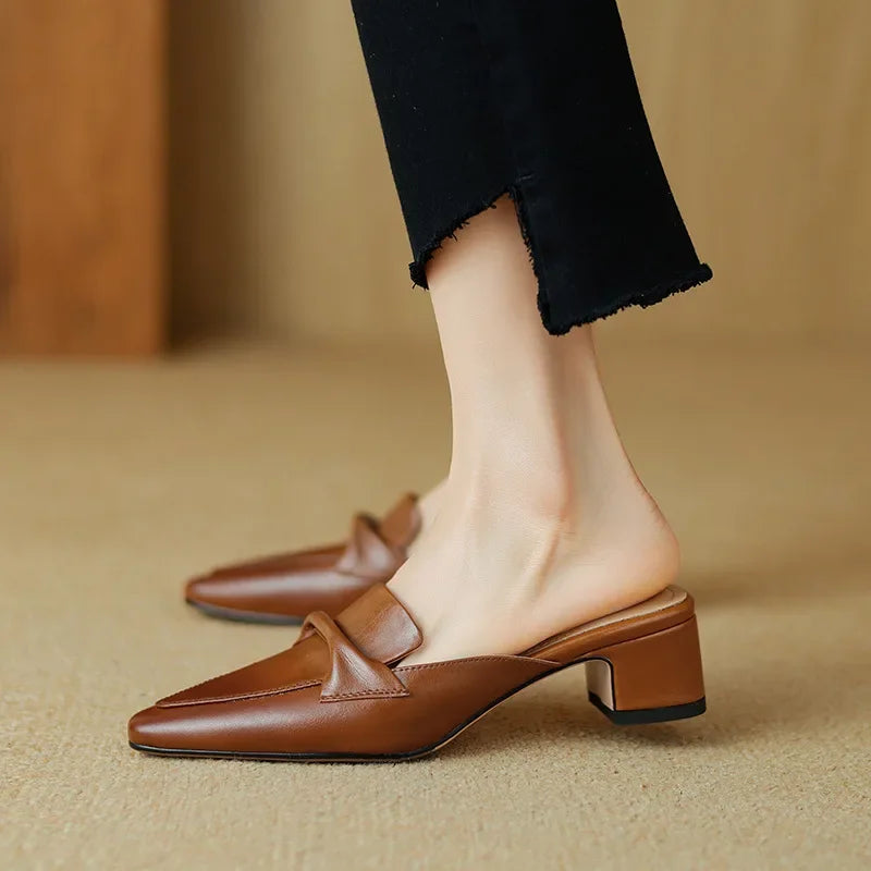 Marcella | Mules de Punta con Lazo