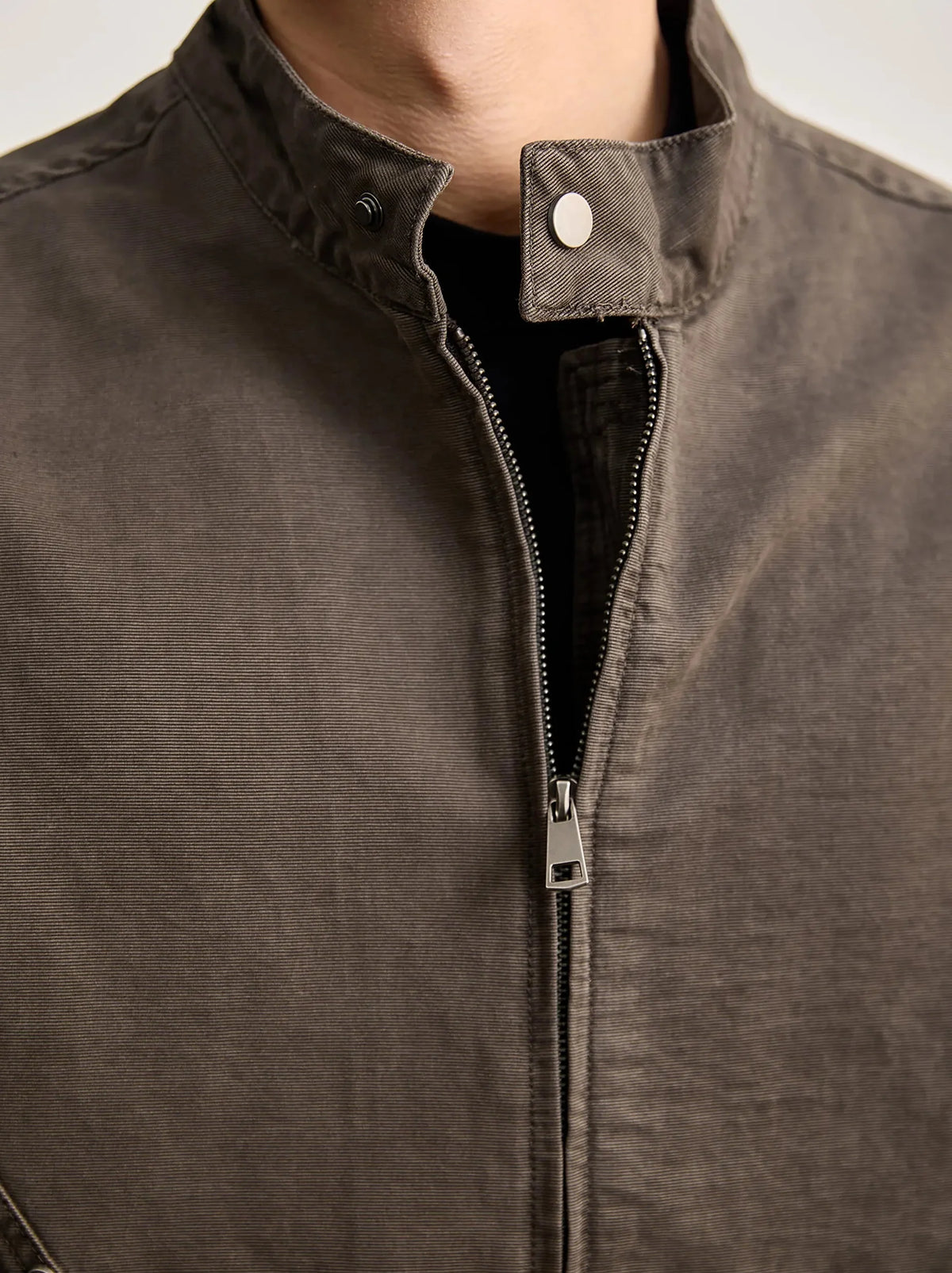 Chaqueta de Algodón Lavado de Primavera Leonardo