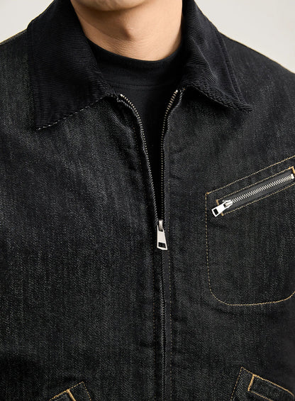 Chaqueta Vaquera Casual Holgada Leonardo