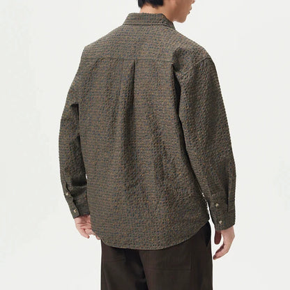 Camisa Oversize de Cuadros Clásica Leonardo