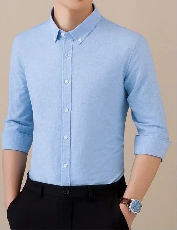 Camisa Formal de Algodón de Manga Larga SAFARI
