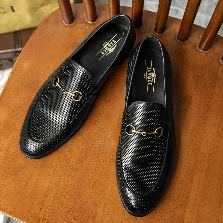 Mocasines de Cuero de Verano Leonardo