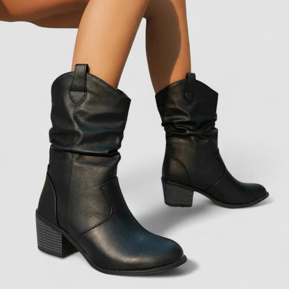 | Bottes en cuero orthopédique Vivian