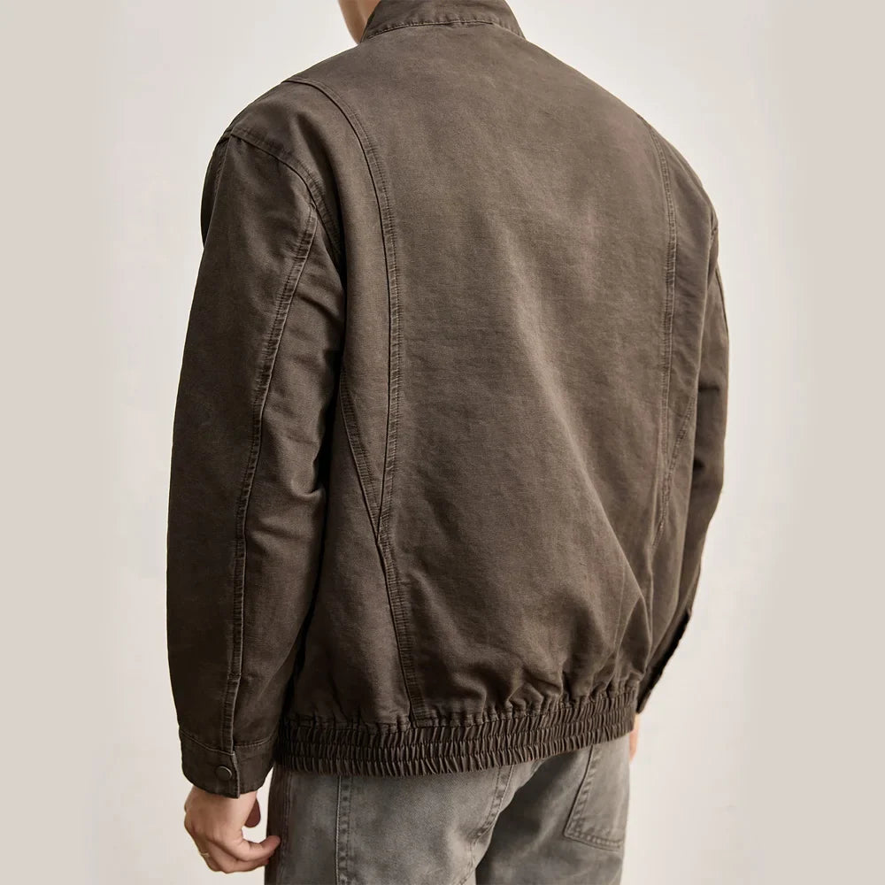 Chaqueta de Algodón Lavado de Primavera Leonardo