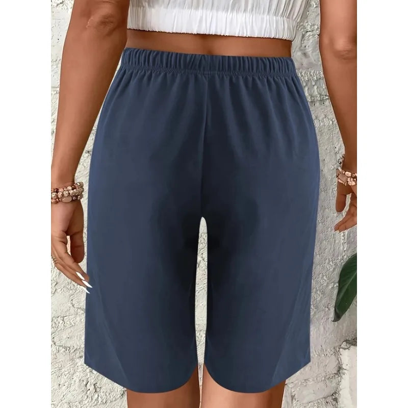 | Short Talla Élastique Décontracté Lina