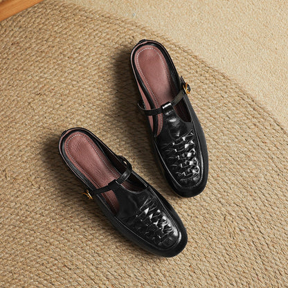 Riza | Mules Entrelazadas con Correa