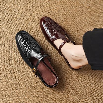 Riza | Mules Entrelazadas con Correa