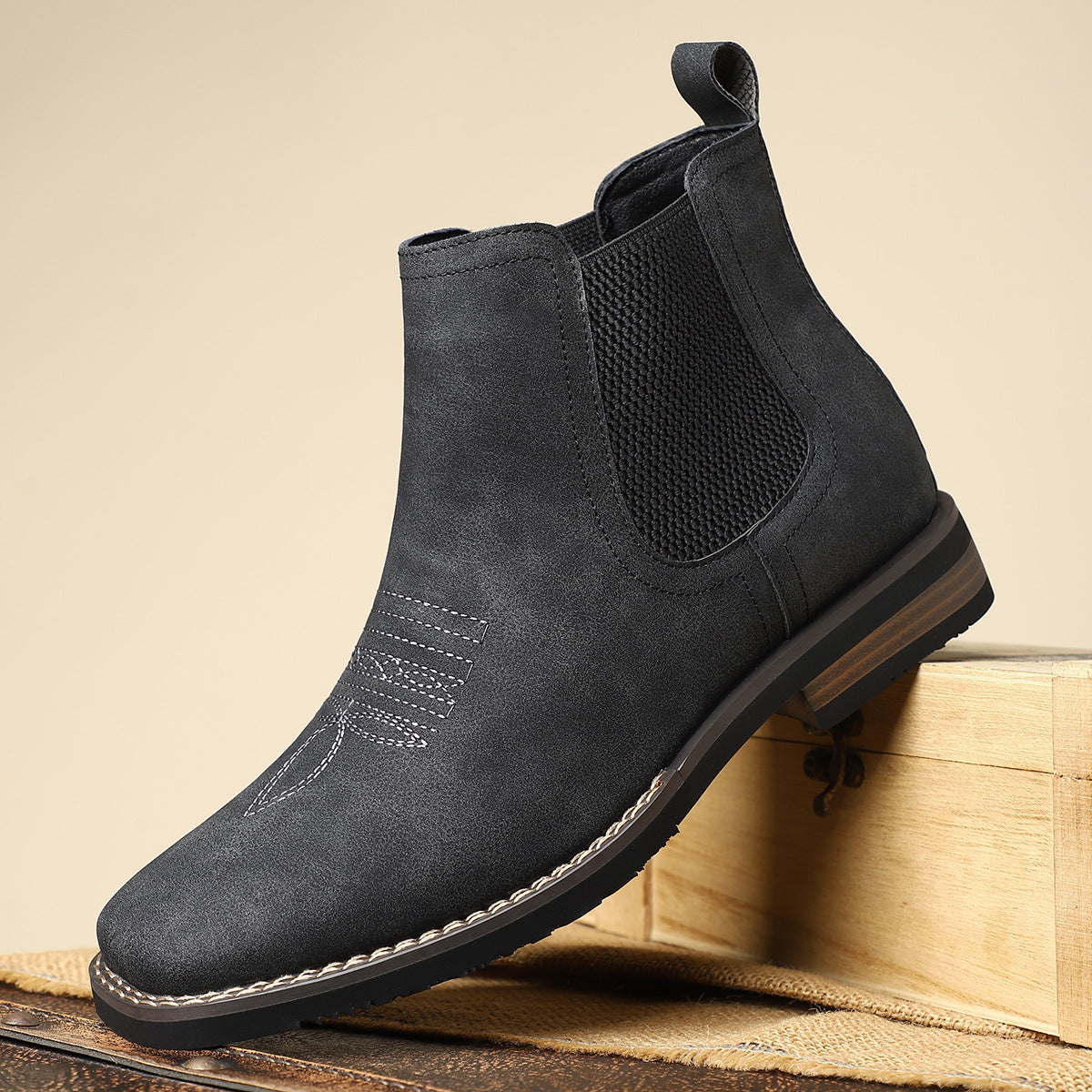 | BOTTES CLASSIQUES EN CUIR POUR HOMME