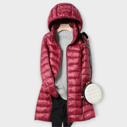 Annika - Abrigo de invierno ultraligero y resistente al agua
