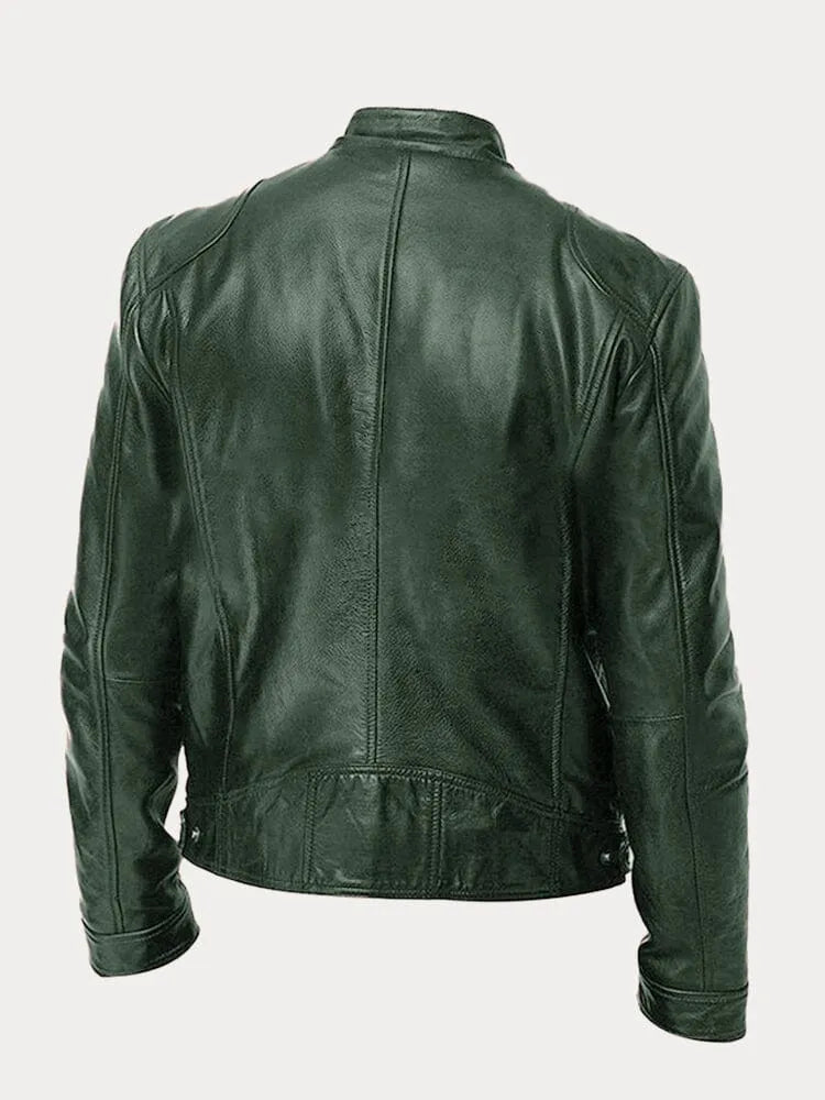 | VESTE DÉCONTRACTÉE EN CUIR