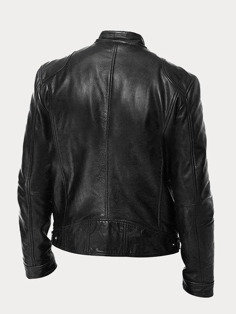 | VESTE DÉCONTRACTÉE EN CUIR