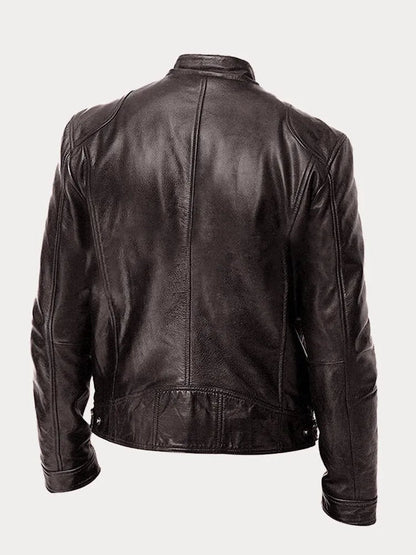 | VESTE DÉCONTRACTÉE EN CUIR