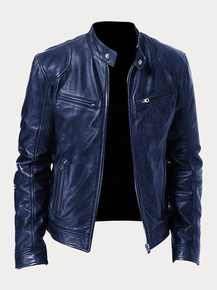 | VESTE DÉCONTRACTÉE EN CUIR