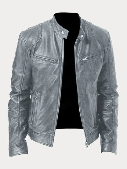 | VESTE DÉCONTRACTÉE EN CUIR