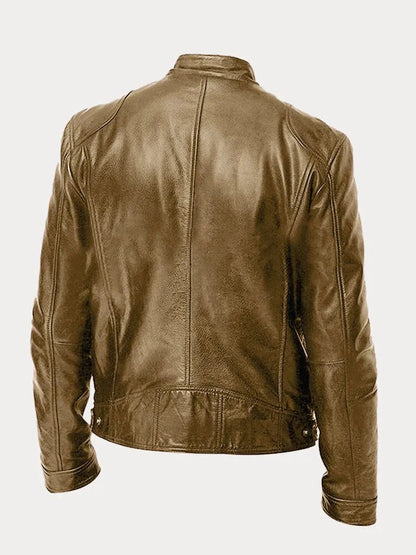 | VESTE DÉCONTRACTÉE EN CUIR