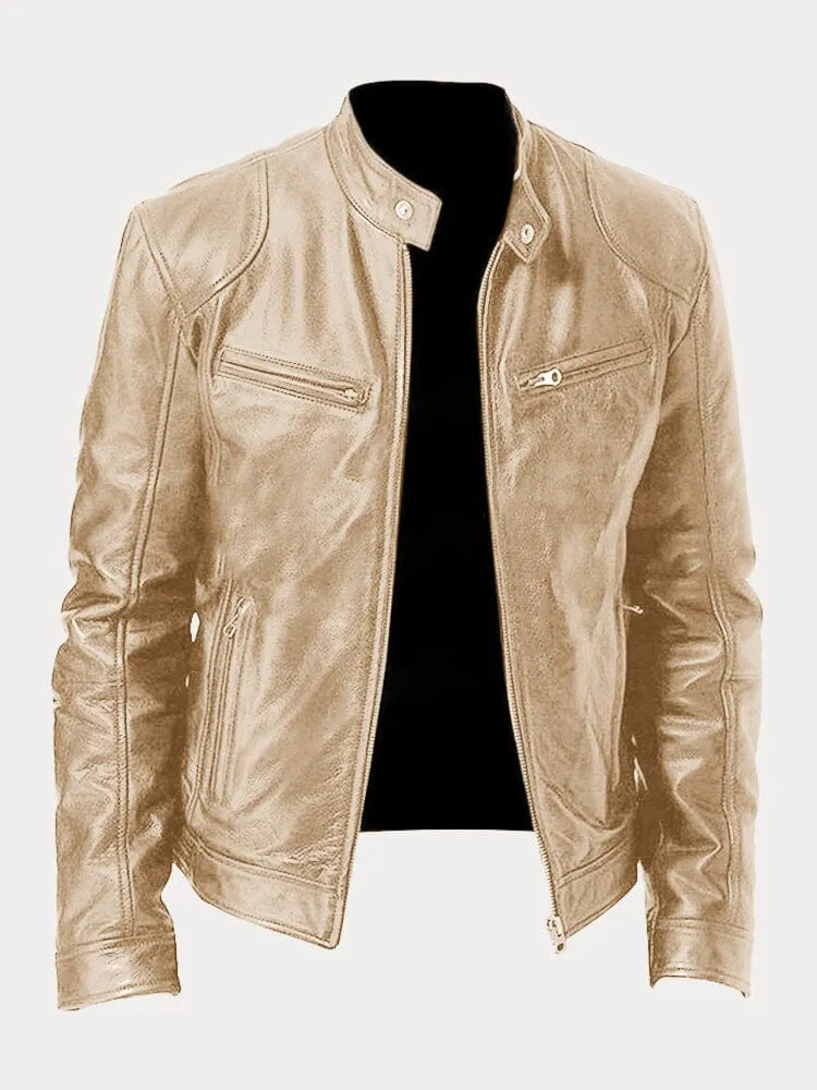 | VESTE DÉCONTRACTÉE EN CUIR