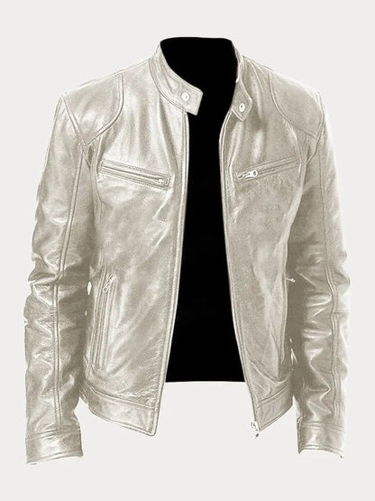 | VESTE DÉCONTRACTÉE EN CUIR