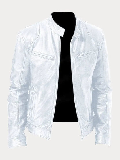 | VESTE DÉCONTRACTÉE EN CUIR