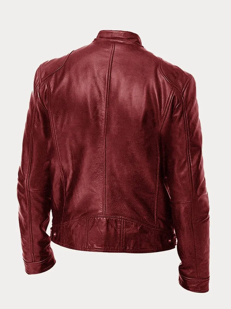 | VESTE DÉCONTRACTÉE EN CUIR