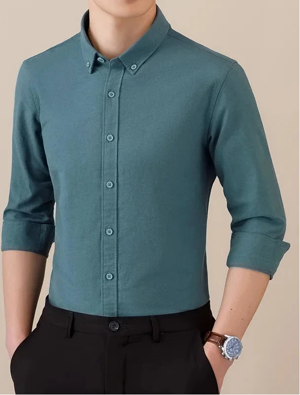 Camisa Formal de Algodón de Manga Larga SAFARI