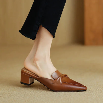 Marcella | Mules de Punta con Lazo
