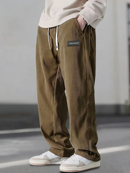 | PANTALON ÉLÉGANT EN VELOURS CÔTELÉ