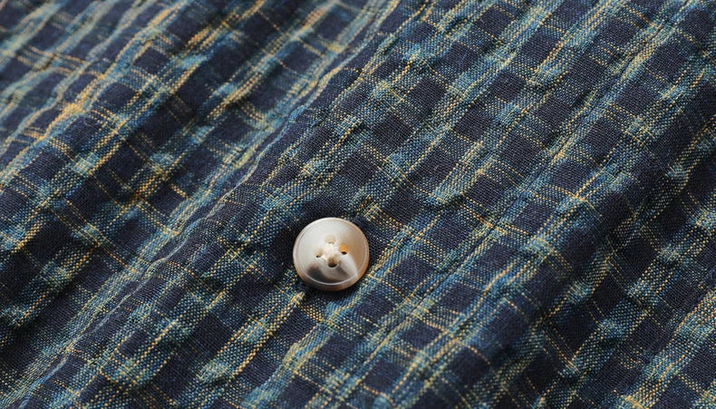 Camisa Oversize de Cuadros Clásica Leonardo