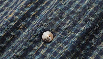 Camisa Oversize de Cuadros Clásica Leonardo