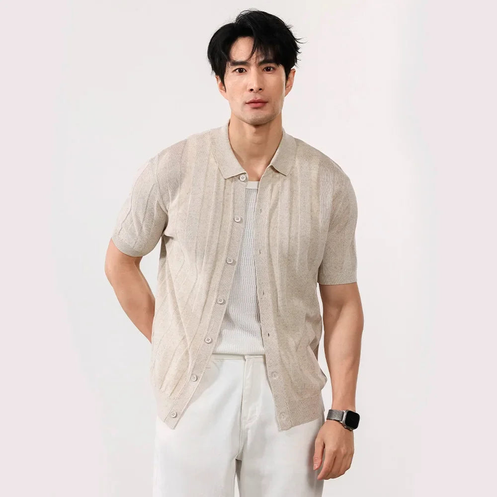 Polo Vintage de Verano Estilo Gentleman