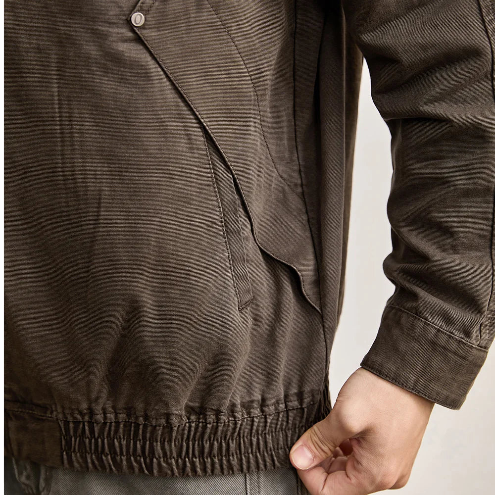 Chaqueta de Algodón Lavado de Primavera Leonardo