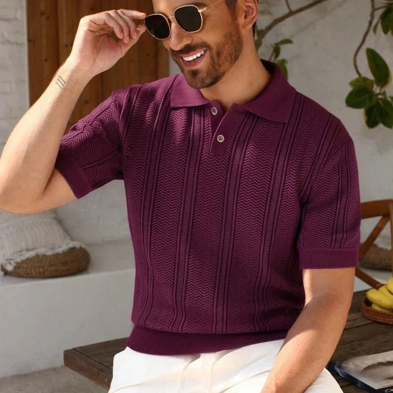 Polo de Golf de Verano con Cuello Polo