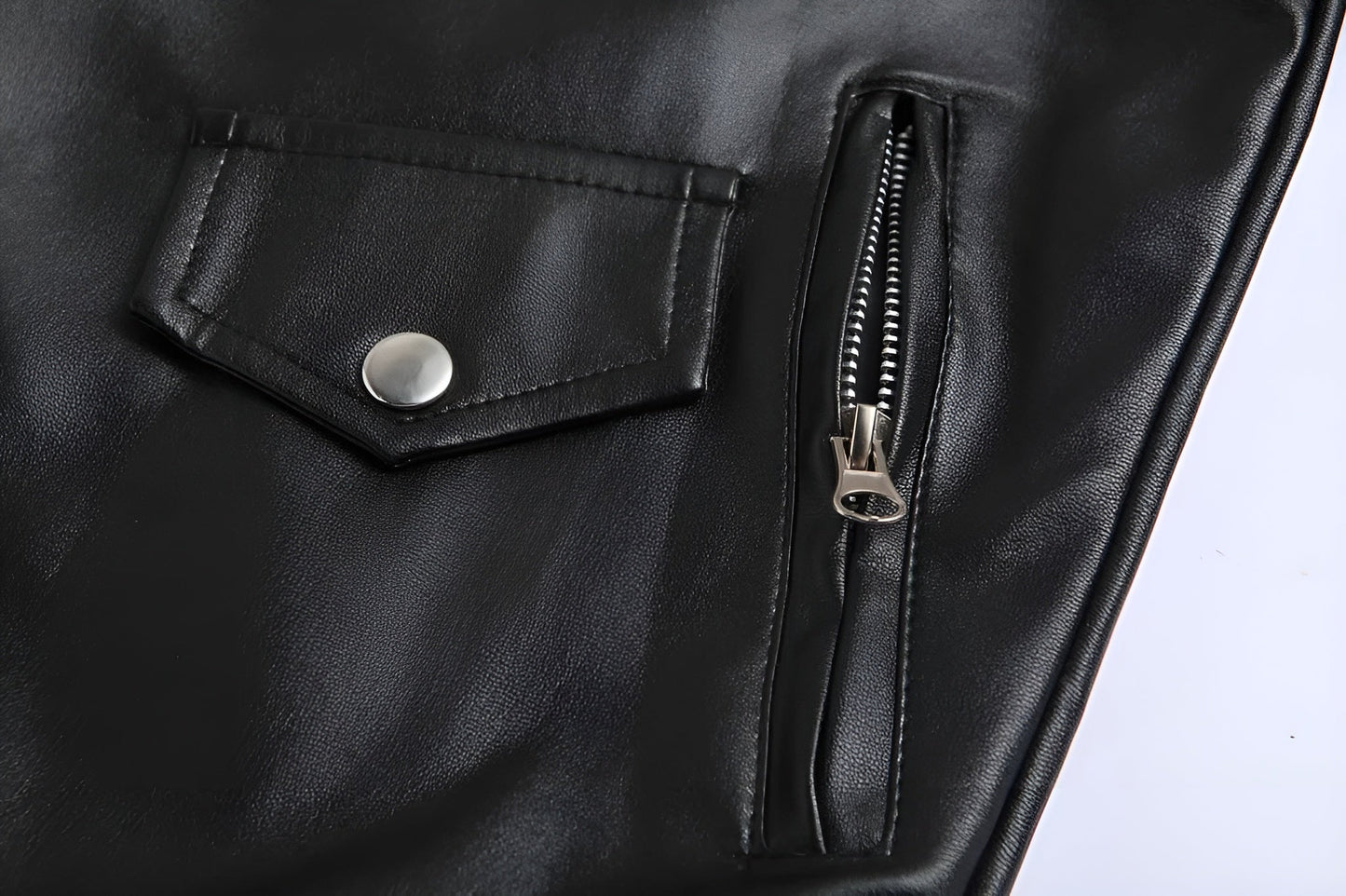 | VESTE EN CUIR POUR HOMME CLASSIQUE