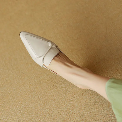 Marcella | Mules de Punta con Lazo