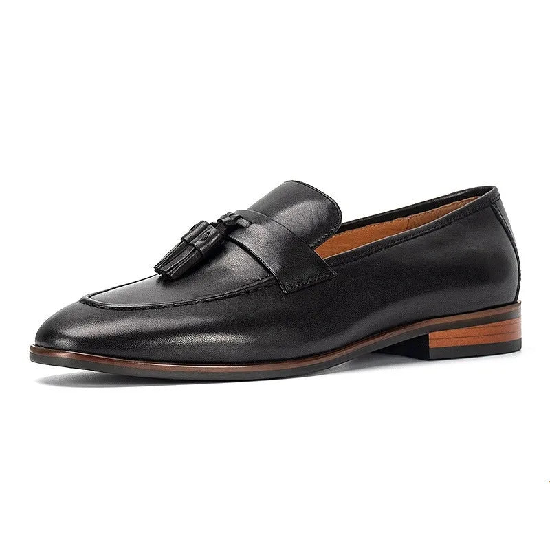 Mocasines Italianos de Cuero Genuino Leonardo
