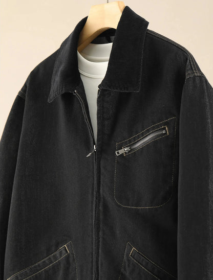 Chaqueta Vaquera Casual Holgada Leonardo