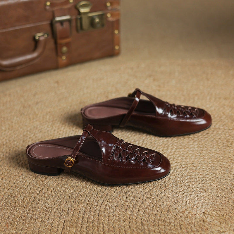 Riza | Mules Entrelazadas con Correa