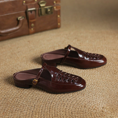 Riza | Mules Entrelazadas con Correa