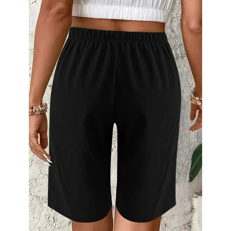 | Short Talla Élastique Décontracté Lina