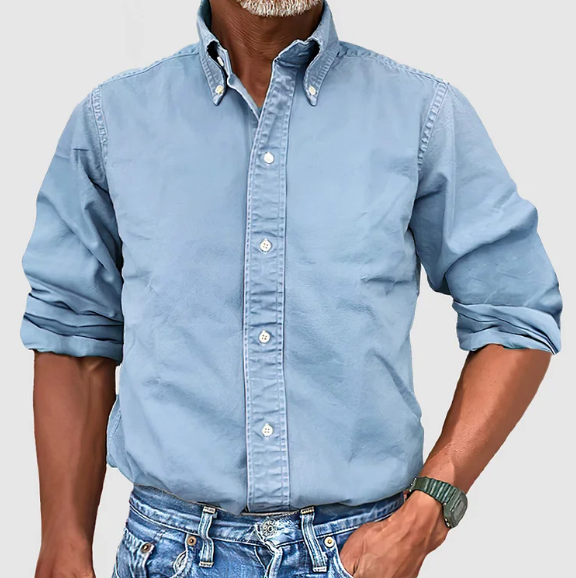 | CHEMISE À MANCHES LONGUES ANTI-PLIS POUR HOMME