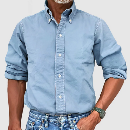 | CHEMISE À MANCHES LONGUES ANTI-PLIS POUR HOMME