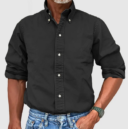 | CHEMISE À MANCHES LONGUES ANTI-PLIS POUR HOMME
