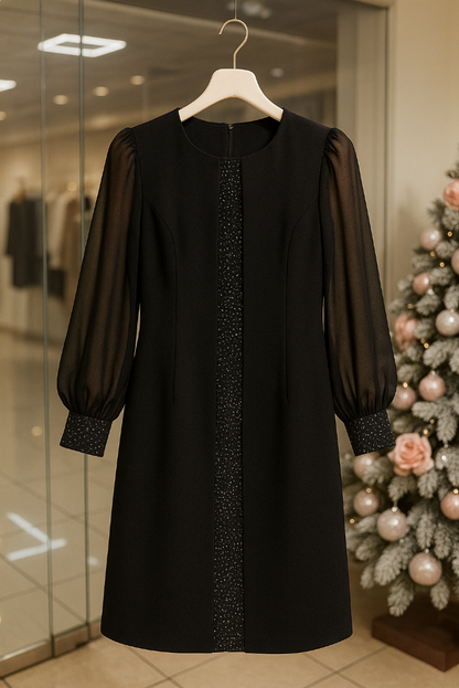 Vestido elegante y versátil de corte refinado