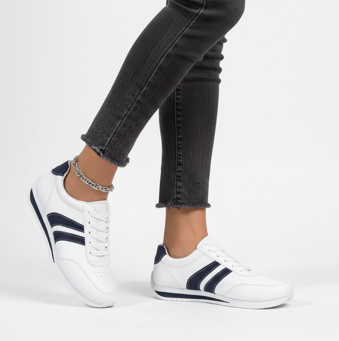 Lucienne | Zapatillas Blancas Deportivas Elegantes y Comodas