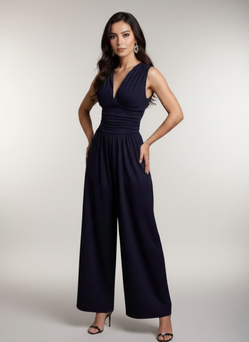 Margaux™ | Mono Fluido Elegante Sin Mangas