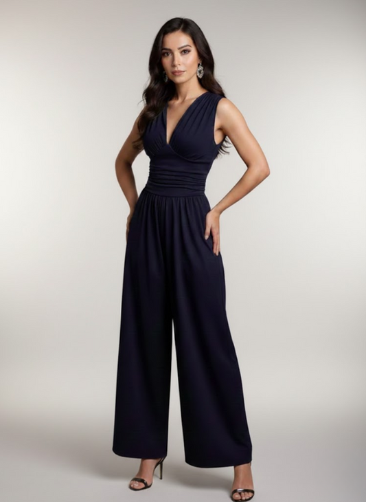 Margaux™ | Mono Fluido Elegante Sin Mangas