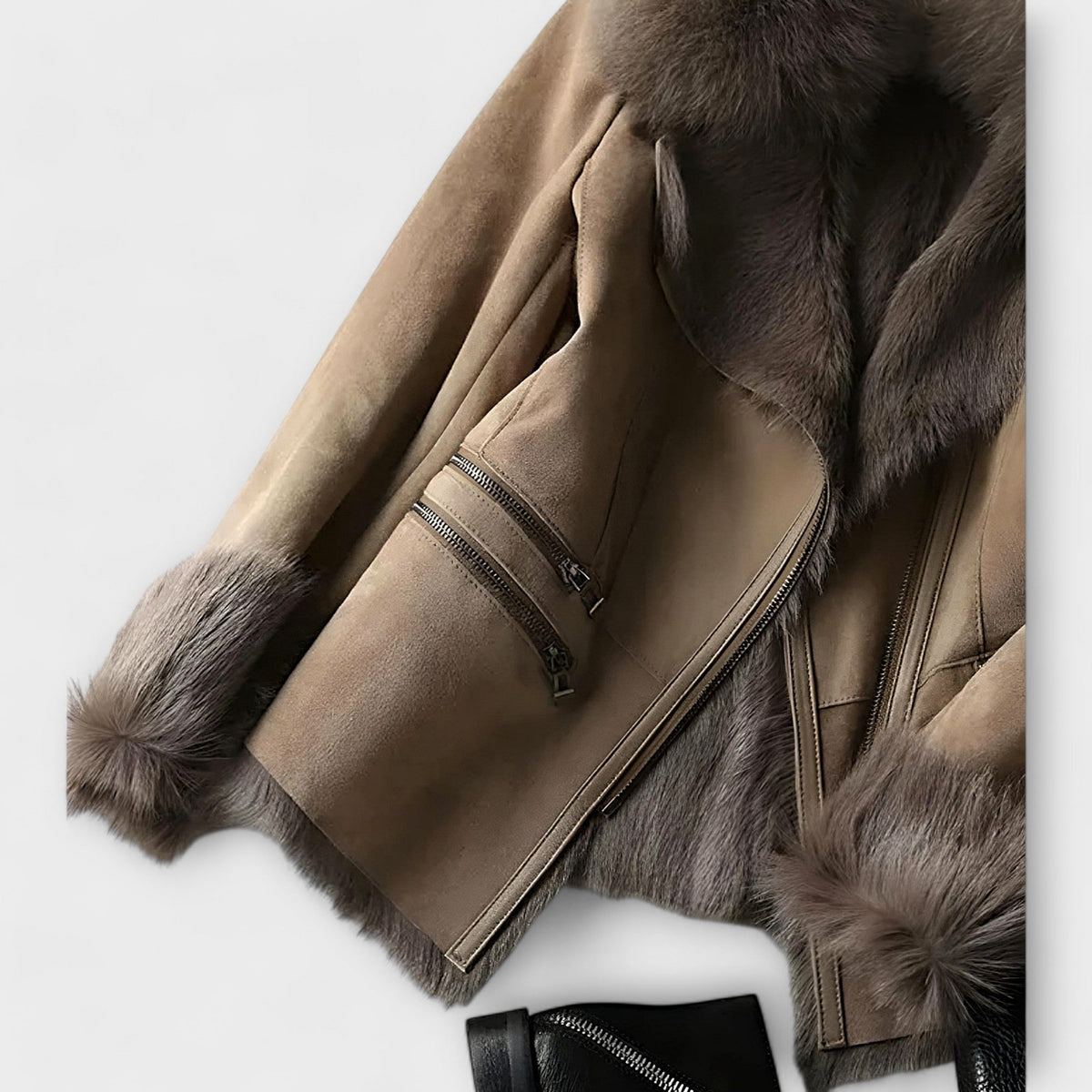 Chaqueta de piel de oveja