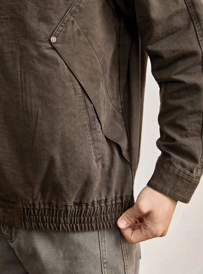 Chaqueta de Algodón Lavado de Primavera Leonardo