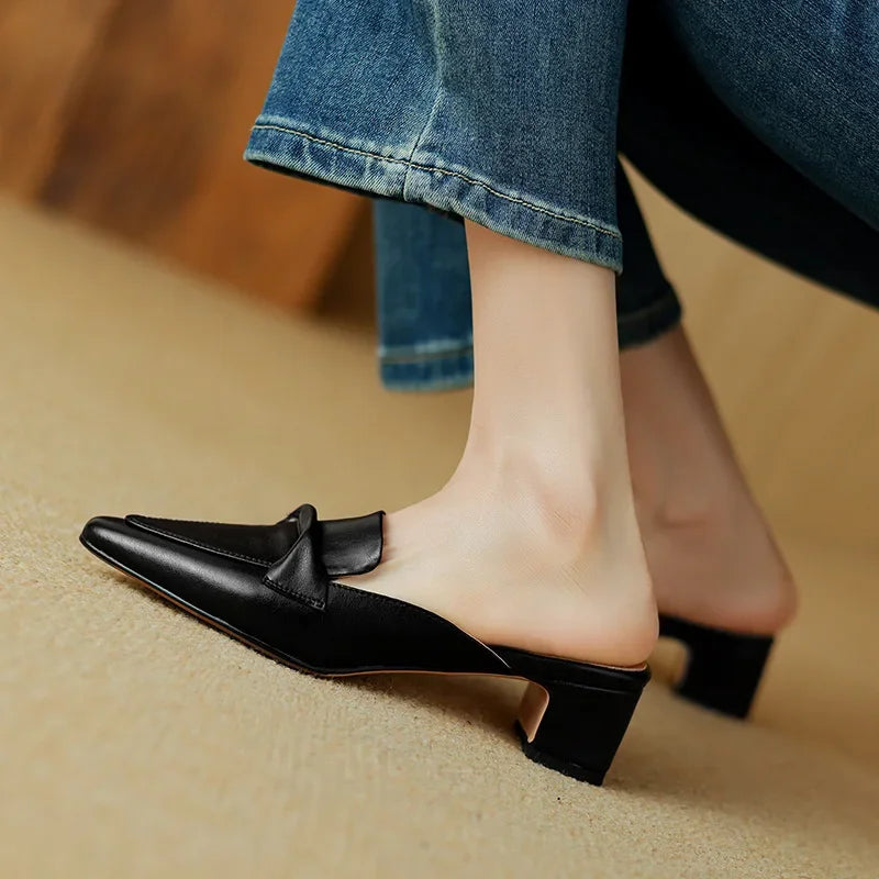 Marcella | Mules de Punta con Lazo