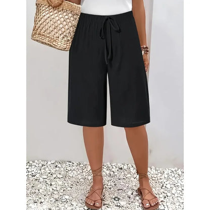 | Short Talla Élastique Décontracté Lina